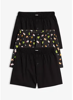 Wijde boxershort van katoen (set van 3), bonprix