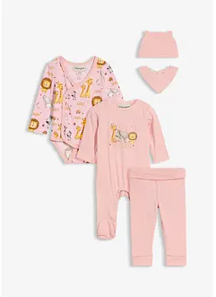 Baby starter set van biologisch katoen (5-dlg. set), bonprix