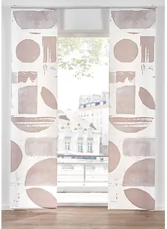 Ondoorzichtig paneelgordijn met print (1 stuk), bonprix