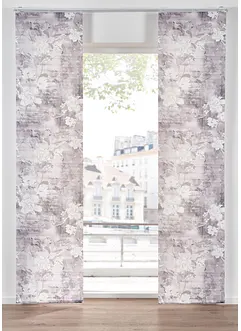 Ondoorzichtig paneelgordijn met print (1 stuk), bonprix