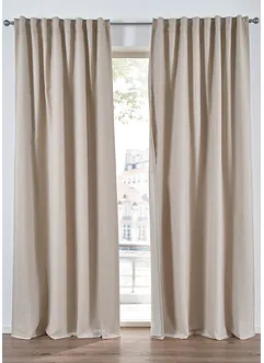 Verduisterend gordijn, dubbellaags (1 stuk), bonprix
