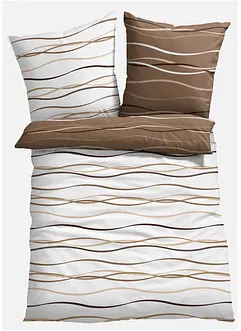 Dubbelzijdig dekbedovertrek met golven, bonprix