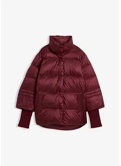 Donsjas met gerecyclede dons en gebreide mouwen, bonprix