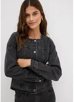 Spijkerjas met strass, bonprix