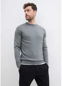 Gebreide trui van katoen (set van 2), bonprix