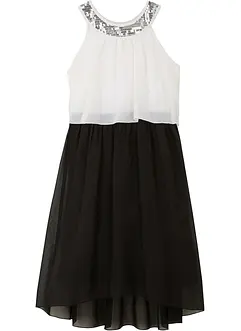 Feestelijke meisjes jurk van chiffon, bonprix