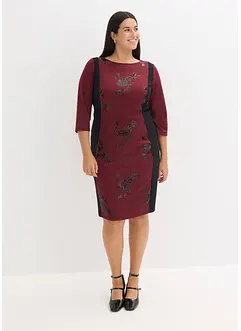 Kokerjurk met paillettenborduursel, bonprix