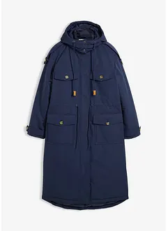 Lange winterjas in layerlook, bonprix