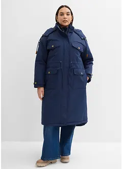Lange winterjas in layerlook, bonprix