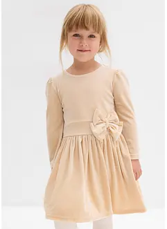 Meisjes jurk van fluweel, bonprix