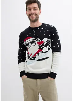 Kersttrui met katoen, bonprix