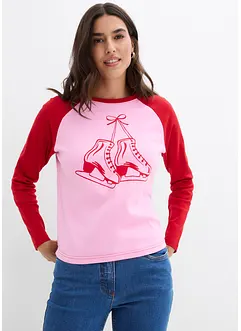 Raglan longsleeve van puur katoen, bonprix