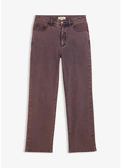 Twill broek met acid wash, bonprix