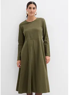 Flanellen jurk van katoen, bonprix