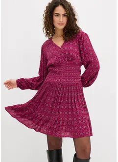 Mini jurk van soepelvallende viscose, bonprix