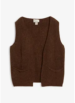Grof gebreid vest met alpacawol, bonprix