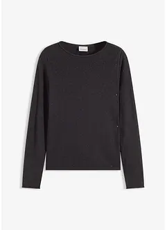 Fijngebreide trui in een soepele viscosemix, bonprix