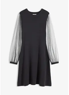 Gebreide jurk van een soepele viscosemix, bonprix