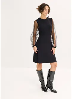 Gebreide jurk van een soepele viscosemix, bonprix