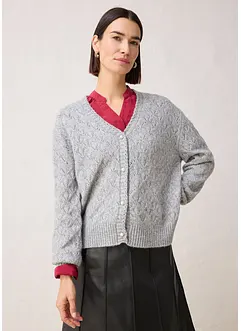 Ajour vest met wol, bonprix