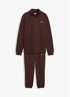 Joggingpak van katoen (2-dlg. set), loose fit, bonprix