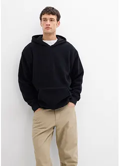 Teddyfleece- sweater met katoenen voering, loose fit, bonprix