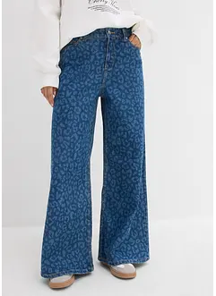 Wide leg jeans, mid waist, bonprix