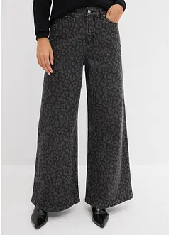 Wide leg jeans, mid waist, bonprix