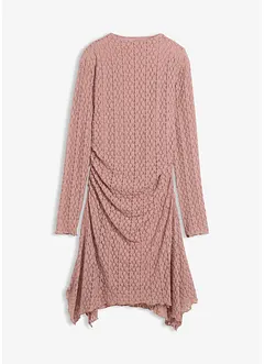 Kanten jurk met puntige onderrand, bonprix