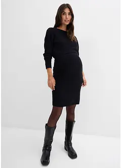 Set bestaande uit trui en rok voor tijdens de zwangerschap en daarna, van biologisch katoen (2-dlg. set), bonprix