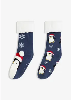 Huissokken met teddy voering (2 paar), bonprix