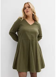 Flanellen jurk van puur katoen, bonprix