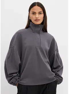 Oversized sweater van scuba, bonprix