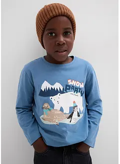 Longsleeve met biologisch katoen (set van 3), bonprix