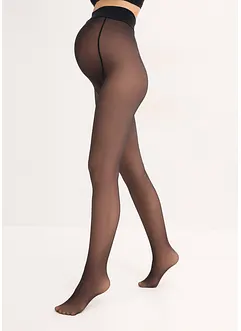 Warmhoudende zwangerschapspanty in transparante look, 50 DEN, bonprix