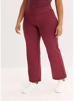 Thermo sportbroek van zacht materiaal, rechte pijpen, bonprix