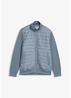 Sweatvest van een materiaalmix, bonprix