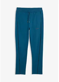 Sweatpants van katoen met contrastereden details, bonprix