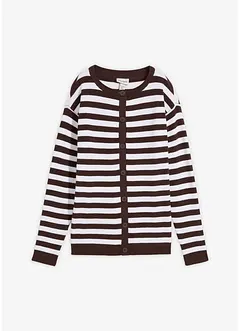 Fijn gebreid vest, ronde hals, bonprix