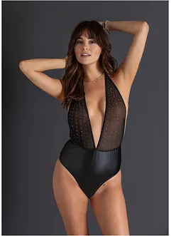 Stringbody met glitter, bonprix