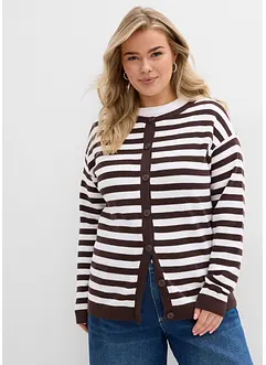 Fijn gebreid vest, ronde hals, bonprix