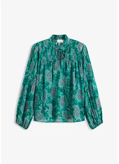 Satijnen tuniek met biezen, bonprix