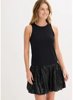 Paillettenjurk in comfortabele Punto di Roma, bonprix