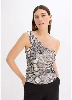 Asymmetrische top met cut-out, bonprix
