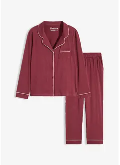 Pyjama van puur katoen met knoopsluiting, bonprix