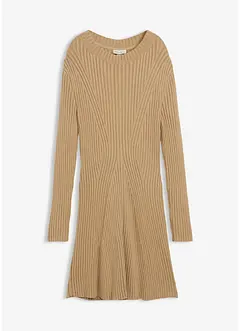 Gebreide mini jurk in een zachte viscosemix, bonprix