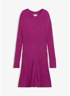 Gebreide mini jurk in een zachte viscosemix, bonprix