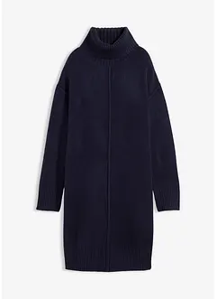 Gebreide jurk met siernaad, bonprix