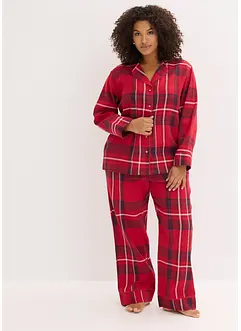 Geweven flanellen pyjama, bonprix