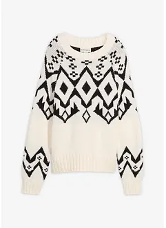 Oversized Noorse trui, bonprix